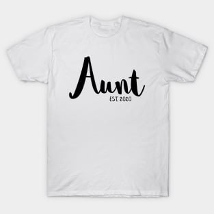 Aunt est. 2020 T-Shirt